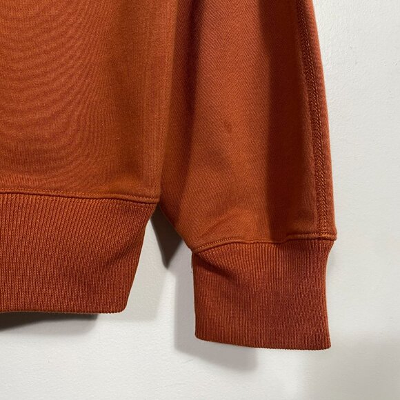 Reigning Champ Oversized French Terry Crewneck Sweatshirt Burnt Orangem men's Sm - Picture 7 of 8